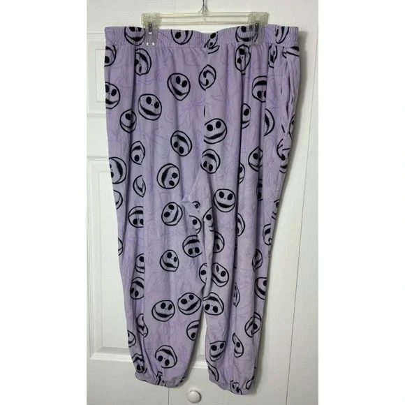 Disney Nightmare Before Christmas Jack Plush Pajama Pants Plus Size 2X - Picture 5 of 7